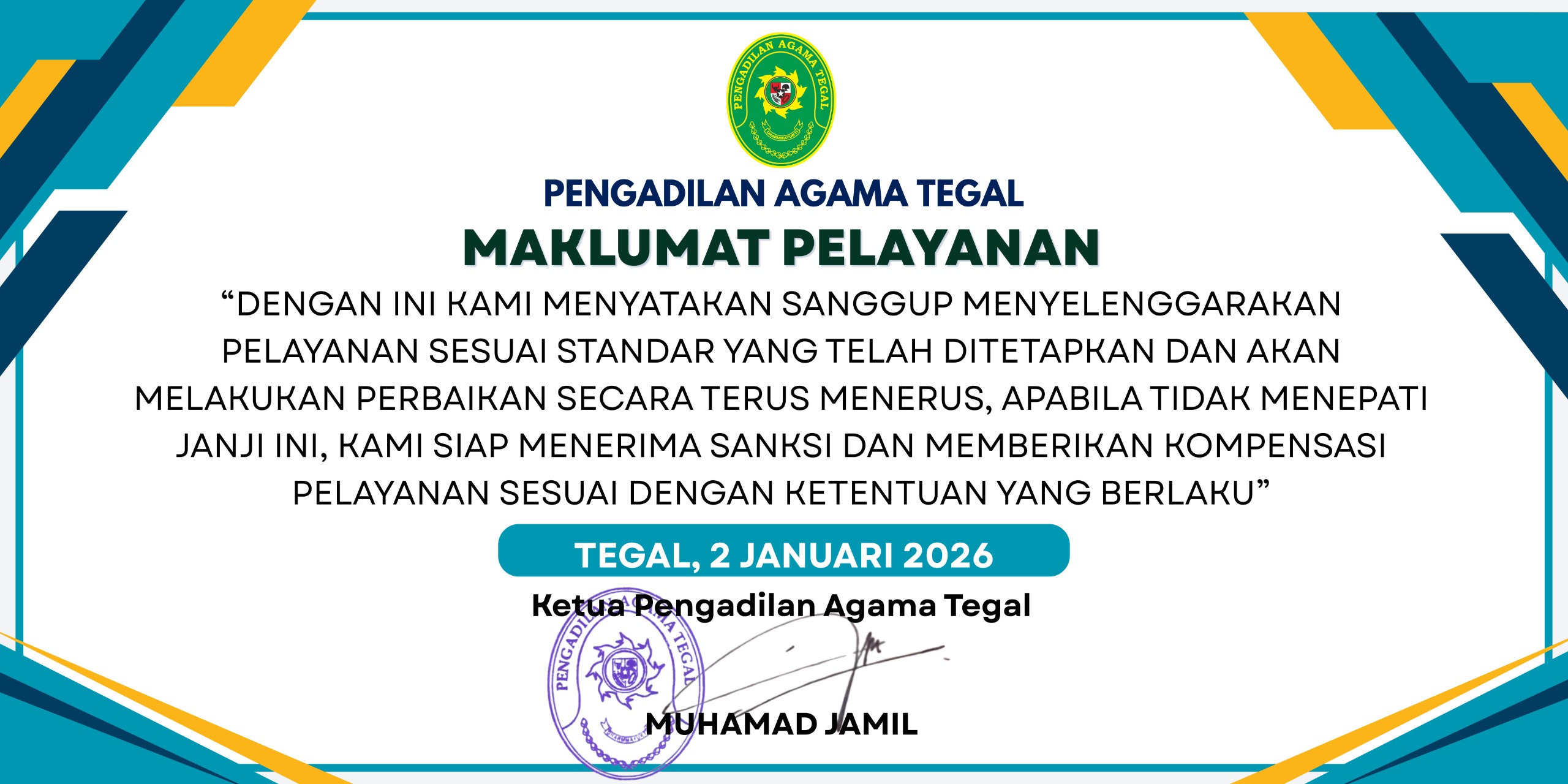 Maklumat Pelayanan